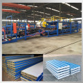 eps rock wool sandwich panel production line